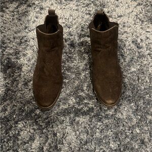 Men's Black Suede Boots
